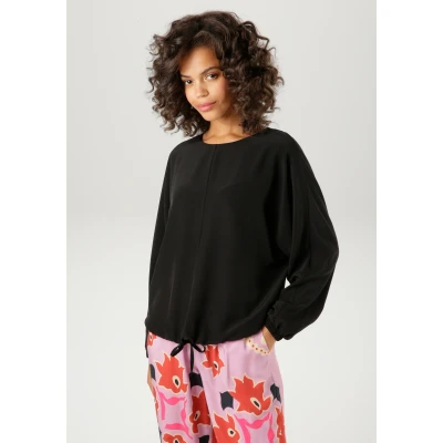 Abbildung von Aniston CASUAL Shirtbluse mit langen Fledermausärmeln NEUE KOLLEKTION