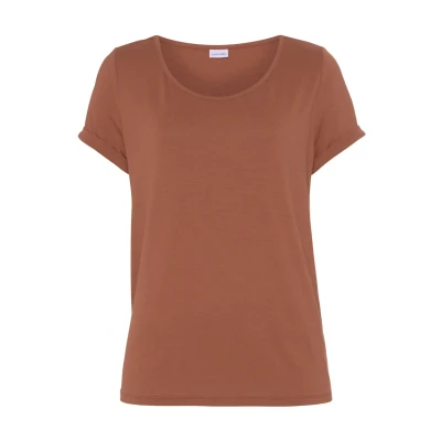 Abbildung von Lascana Tshirt basic, Damen, Größe: 36/38, Terracotta