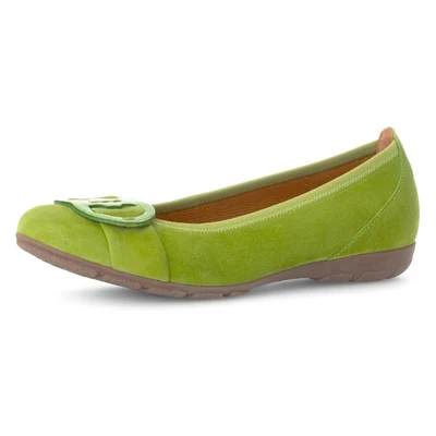 Abbildung von Gabor Klassischer Ballerina, Damen, Größe: 35, Grün Schuhe