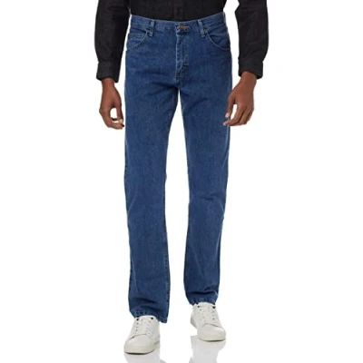 Abbildung von Wrangler Authentics Herren Clásico De Corte Recto.。 ل لو لل ✚ Klassische Gerader Passform. Jeans, Pacific Haze, 50W / 30L