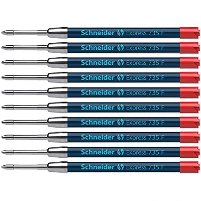 Abbildung von Schneider Express 735 F Internationale Großraummine (dokumentenecht) 10er Packung rot