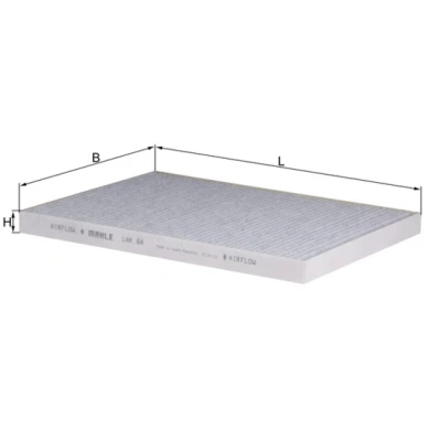 Abbildung von Filter, Innenraumluft KNECHT LAK 64