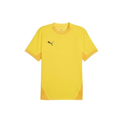 Abbildung von Puma Fussball Teamsport Sport Tshirt, Herren, Größe: Large, Gelbschwarzgelb