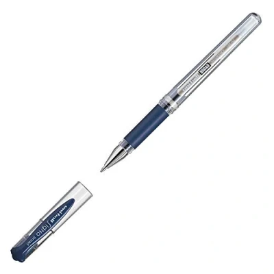 Abbildung von Uni Ball Gelroller Signo UM 153 blau schwarz