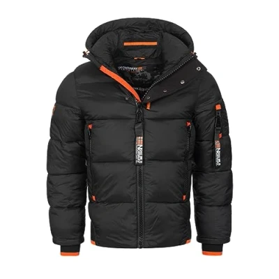 Abbildung von Geographical Norway Steppjacke Herren Winter Jacke warm gefüttert Parka Outdoor gesteppt