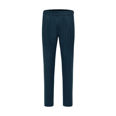 Abbildung von bugatti Bundfalten MIT Modernem Schnitt Chino, Herren, Größe: 31x32, Marine
