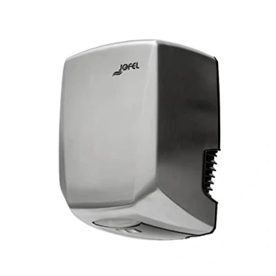 Abbildung von Jofel Optischer Hochleistungs Händetrockner (505 Km/h) Geringer Stromverbrauch 1200W, automatischer Händetrockner. Schnell 10sec. Hoher Arbeitsfluss. Modell Power+ Inox. AA57500 Satin