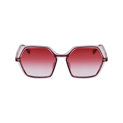 Abbildung von KARL Lagerfeld Sonnenbrille, Damen, Größe: One Size, Dark strawberry rose