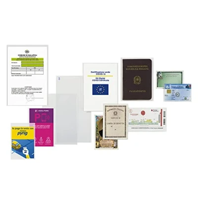 Abbildung von Favorit 400102319 Briefumschlag A U mit Öffnung oben, 8 x 12 cm, transparent, 100 Stück
