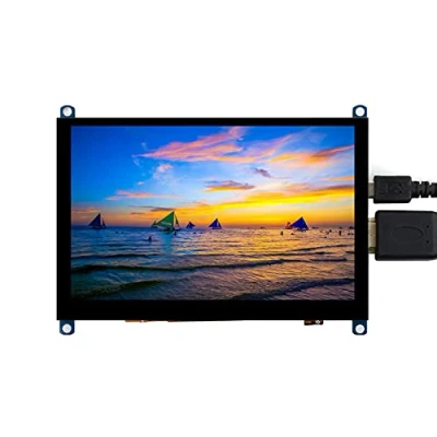 Abbildung von 5 Zoll HDMI LCD Touch Display für Raspberry Pi 800x480 TFT Bildschirm Kapazitiver Touchscreen Monitor Unterstützung 4B/3B+/A+/B/2B/B+/A+/Zero W Kompatibel mit Windows 10/8.1/8/7