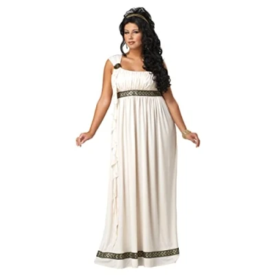 Abbildung von California Costumes Olympische Göttin Kostüm in Übergröße, Elfenbein, XX Large