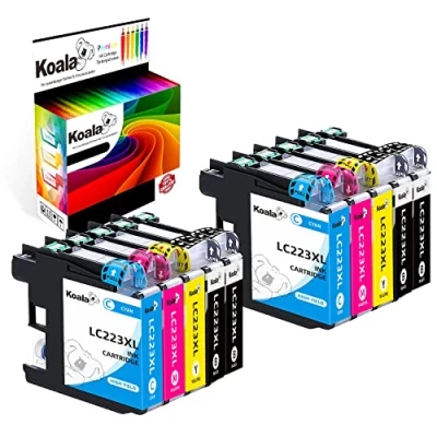 Abbildung von Koala 10 Druckerpatronen Kompatibel für Brother LC223 LC223XL DCP J4120DW J562DW MFC J5320DW J480DW J680DW J4620DW J5620DW J5625DW Drucker, 4*BK 2*C 2*M 2*Y