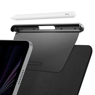 Abbildung von Spigen DA20 Apple Pencil Stifthalter für Pro und 2. Generation Kompatibel mit iPad 11&quot;/ 13&quot;, Air 11&quot; /13&quot; Anderen Serien Schwarz