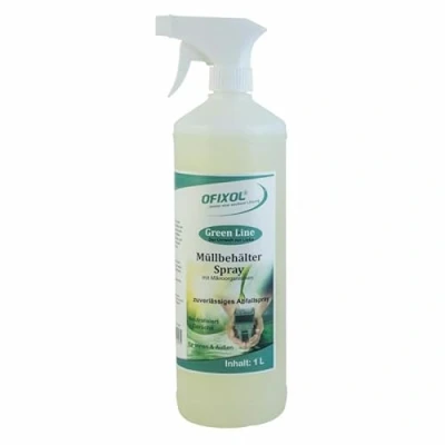 Abbildung von Ofixol Green Line Müllbehälter Spray Mikroorganismen gegen Gerüche, Maden &amp; Fliegen für Restmüll , Biotonnen Wertstofftonnen Sicher Effektiv