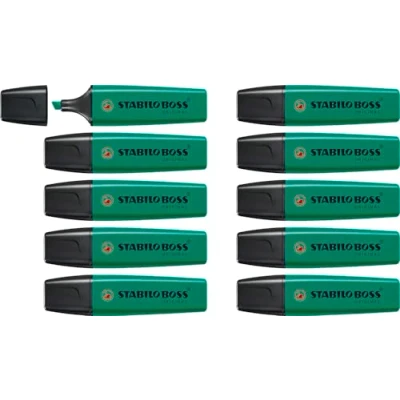 Abbildung von Textmarker STABILO BOSS ORIGINAL 10er Pack türkis