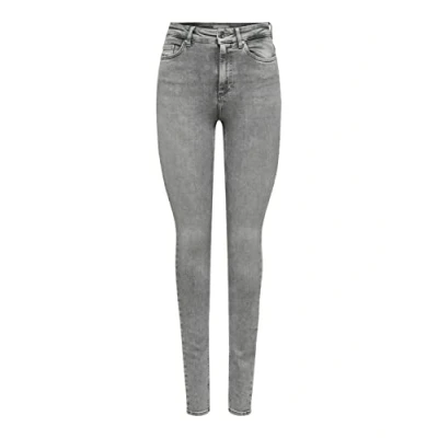 Abbildung von ONLY Onlblush HIGH Waist Jeans Skinny Fit, Damen, Größe: Sx32, Grey denim