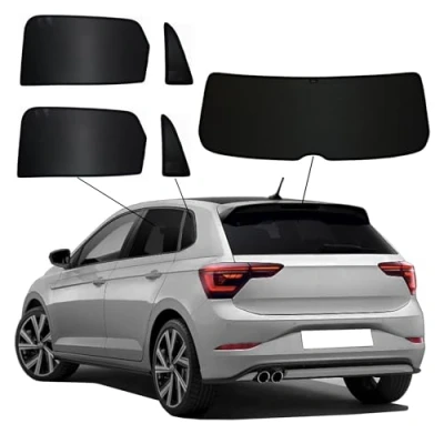 Abbildung von Sonniboy Sonnenschutz kompatibel mit VW Polo 6 VI Facelift 2021 INKL Tasche