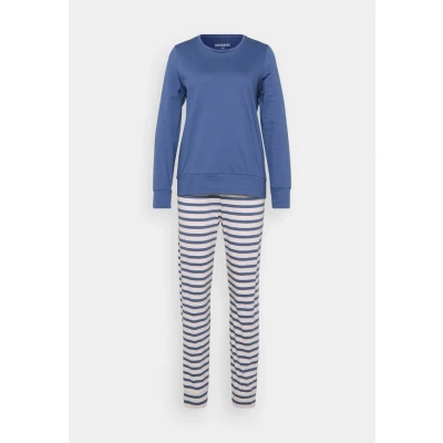 Abbildung von Schiesser Schlafanzug Nachtwäsche Set, Damen, Größe: 36, Blau