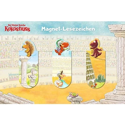 Abbildung von cbj Der kleine Drache Kokosnuss Magnet Lesezeichen: 3er Set