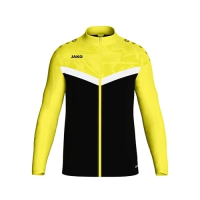 Abbildung von JAKO Herren Polyesterjacke Iconic Sportjacke, Schwarz/soft Yellow, 3XL EU