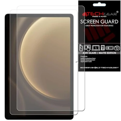 Abbildung von TECHGEAR Displayschutzfolie für Samsung Galaxy Tab S9 FE 27,7 cm (11 Zoll), blendfrei, SM X510 / X516), matt, 2023, 2 Stück