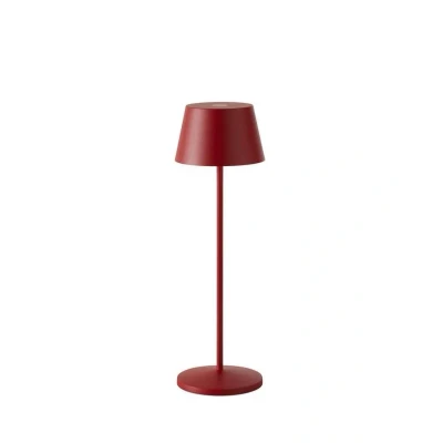 Abbildung von LOOM DESIGN LED Akku Terrassenlampe Modi rubinrot 36 cm CCT