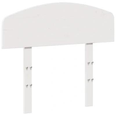 Abbildung von vidaXL Kopfteil Weiß 100 cm Massivholz Kiefer