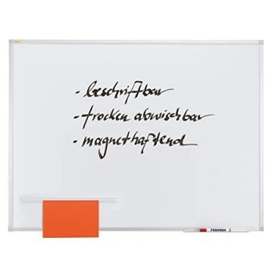 Abbildung von Franken GmbH SC3109 Magnetische Schreibtafel x tra!Line®, 150 100 cm, lackiert, trocken abwischbar