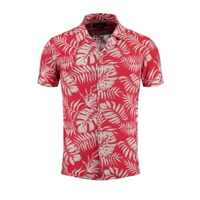 Abbildung von Key Largo MSH Havanna Shortsleeve Hemd, Herren, Größe: Medium, Red
