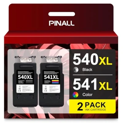 Abbildung von PINALL 540xl 541xl Multipack Kompatibel für Canon druckerpatronen 540 541 PG CL pixma ts5150 mg3650s mg3600 ts5151 mg4250 patronen