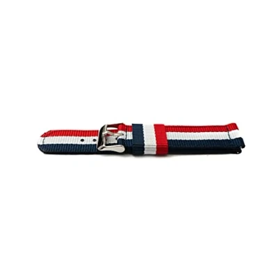 Abbildung von System S Armband 20 mm aus Nylon für Samsung Galaxy Watch 4 Smartwatch in Bunt