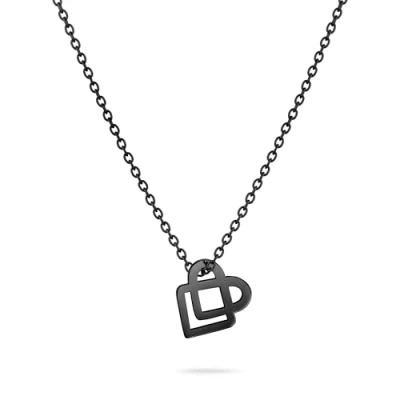Abbildung von Liebeskind Berlin Halskette LJ 1400 N 45 IP Black Amazon Exclusive