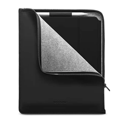 Abbildung von Woolnut beschichtetes Folio für iPad Pro 12,9&quot; &amp; Air , schwarz