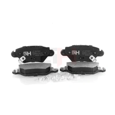 Abbildung von GH 413619 Bremsbelagsatz mit akustischer Verschleißwarnung Bremssattelschrauben Zubehör OPEL: Astra G CC, Corsa C Schrägheck, Zafira A