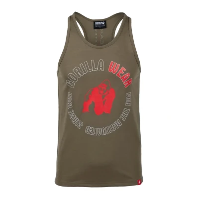 Abbildung von Gorilla Wear Lafeyette Top, Herren, Größe: Medium, Army green