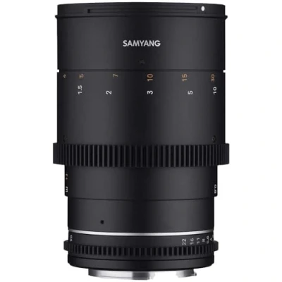 Abbildung von Samyang MF 135mm T2,2 VDSLR MK2 Canon EF Video Cine Objektiv Vollformat Teleobjektiv Festbrennweite für S Kamera, manueller Fokus, EOS 5D Mark IV, 6D II, 90D, 77D