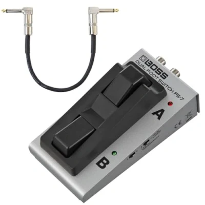 Abbildung von Boss FS 7 Dual Footswitch Fußschalter + keepdrum Patchkabel 30cm