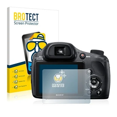 Abbildung von BROTECT Entspiegelungs Schutzfolie für Sony Cyber Shot DSC HX350 (2 Stück) Matte Displayschutz Folie, Anti Reflex, Fingerprint
