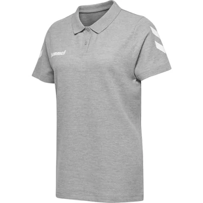 Abbildung von Hummel Hmlgo Poloshirt, Damen, Größe: Medium, Grey melange