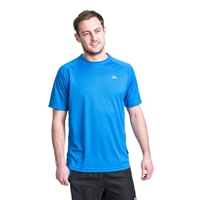 Abbildung von Trespass Debase, Black, XS, Schnelltrocknendes T Shirt für Herren, X Small, Schwarz