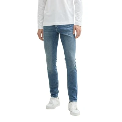 Abbildung von TOM Tailor Jeans Slim Fit, Herren, Größe: 31x32, Clean mid stone blue denim