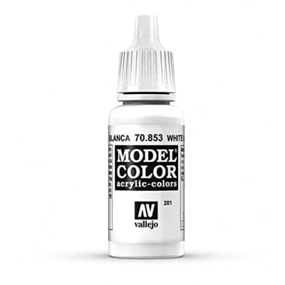 Abbildung von Vallejo, Model Color, Acrylfarbe, 17 ml Weiß glasiert