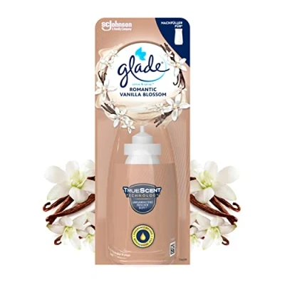 Abbildung von Glade (Brise) Sense &amp; Spray Nachfüller, automatisches Duftspray mit Bewegungssensor, Lufterfrischer, Romantic Vanilla Blossom (Zarter Vanille Traum), 2er Pack (2 x 18 ml)