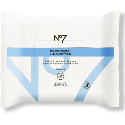 Abbildung von No7 Essential Cleansing Biodegradable Wipes 30 St.