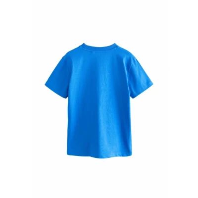 Abbildung von Next Short Sleeve Graphic Regular FIT Tshirt print für Kinder, Größe: 110, Blue stay cool