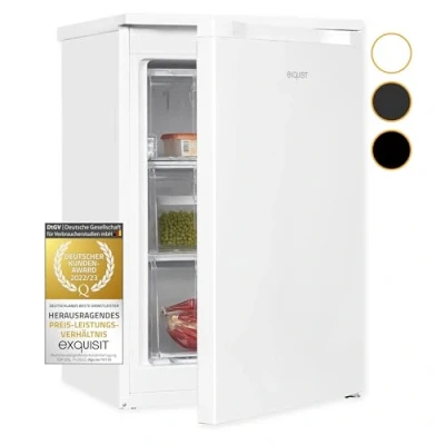 Abbildung von exquisit Gefrierschrank &quot;GS81 051C&quot;, 84,5 cm hoch, 54,9 breit