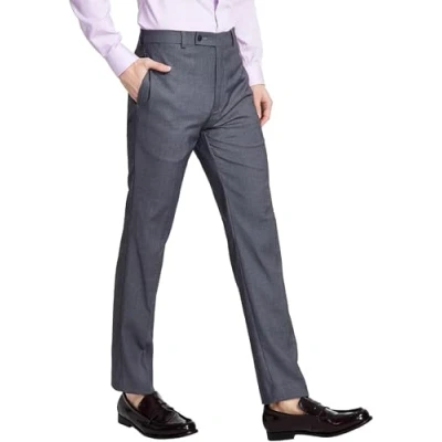 Abbildung von Calvin Klein Herren Slim Fit Kleid Klassische Hose, Mittelgrau, 32W / 34L
