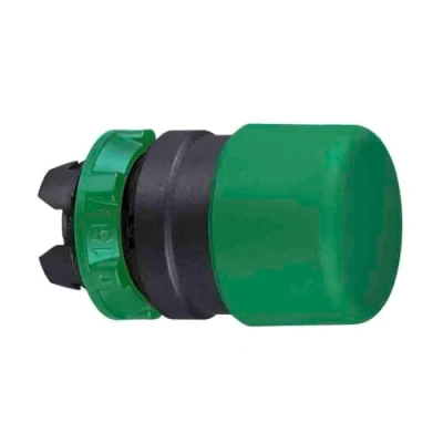 Abbildung von Schneider Electric ZB5, Knopf, Grün, IP66, IK03, Klasse II