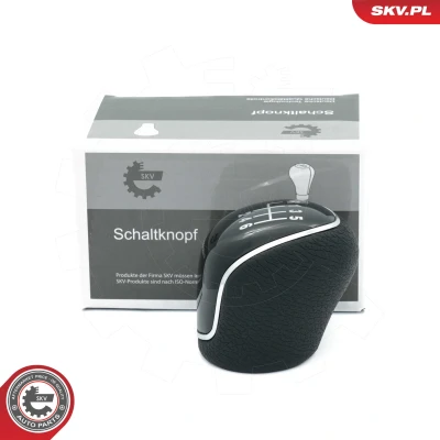 Abbildung von ESEN SKV 63SKV038 Schalthebelknauf 6 Gang Leder FORD: Focus 2 Schrägheck, Kombi, MONDEO 4 Turnier