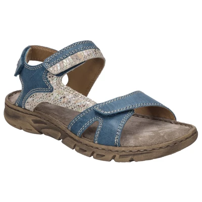 Abbildung von Josef Seibel Trekkingsandale, Damen, Größe: 36, Blau Schuhe